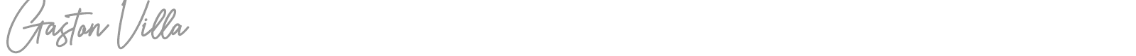 Gaston Villa font preview